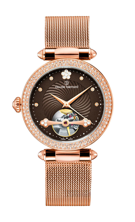 Часы Claude Bernard Dress Code Automatic Open Heart  85023-37RPMBRPR